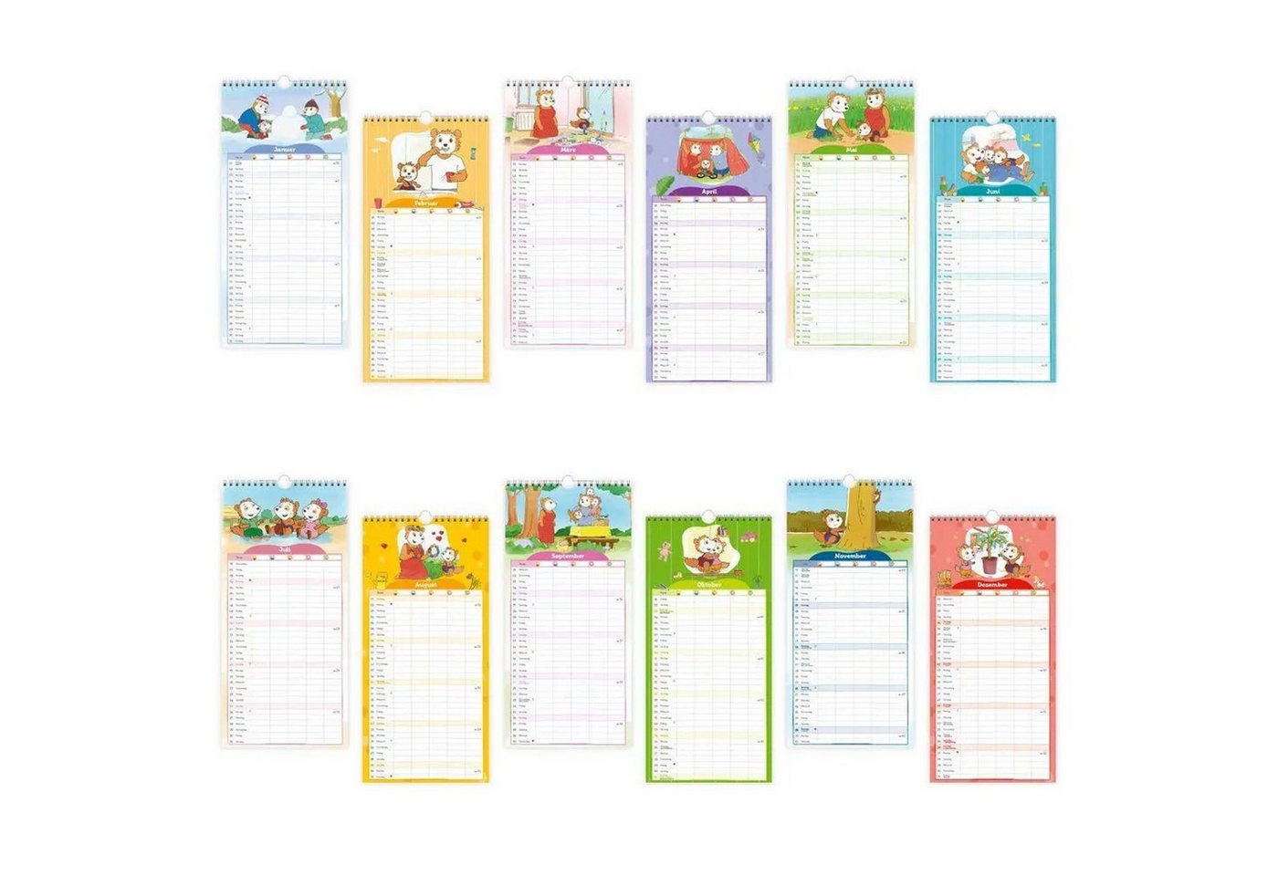 Trötsch Verlag Wandkalender TRÖTSCH - Familienkalender Bobo Siebenschläfer 2027 Bild 2