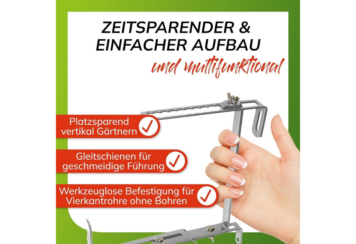 Bellissa Blumenkastenhalter Balkonkastenhalter Blumenkastenhalter 2er Balkonkastenhalterung 30kg, 2-St. Bild 4