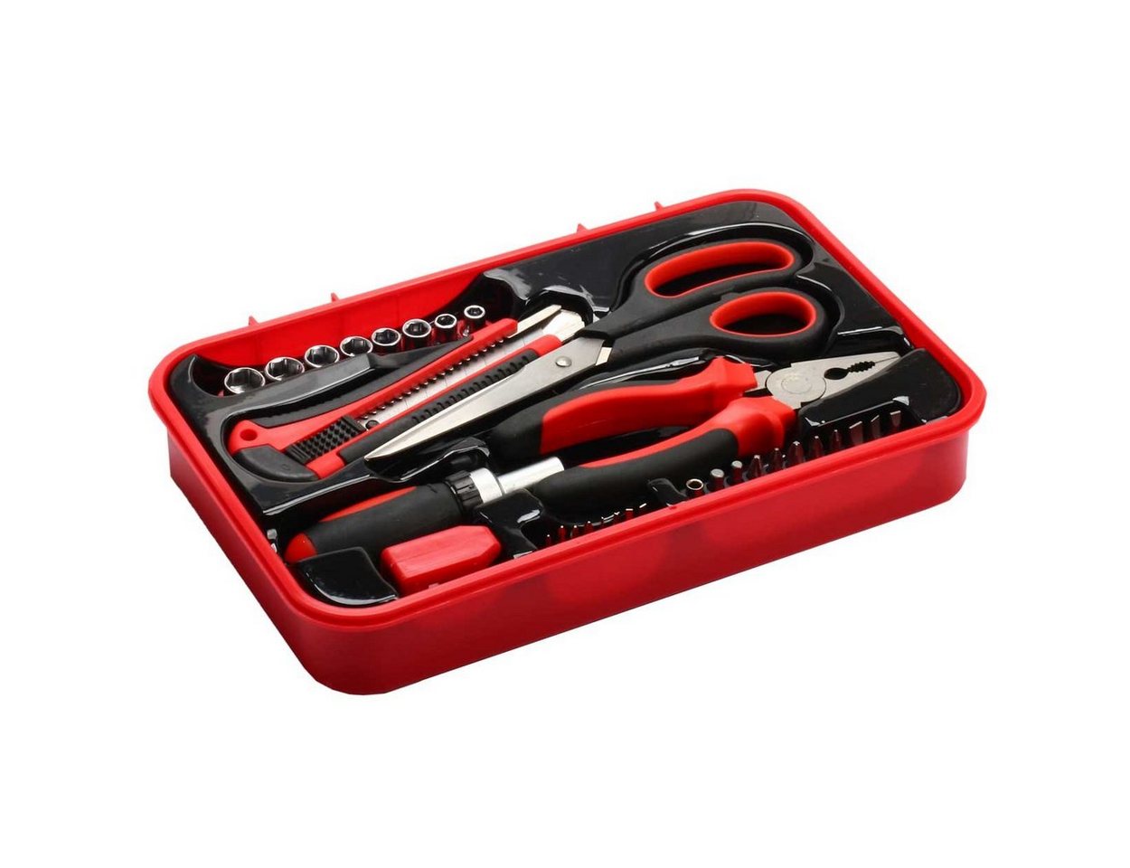 SCHMIDT security tools Werkzeugset Set TS-32 Handwerkzeug Box 32-teilig Werkzeugkoffer Werkzeugsatz Bild 2