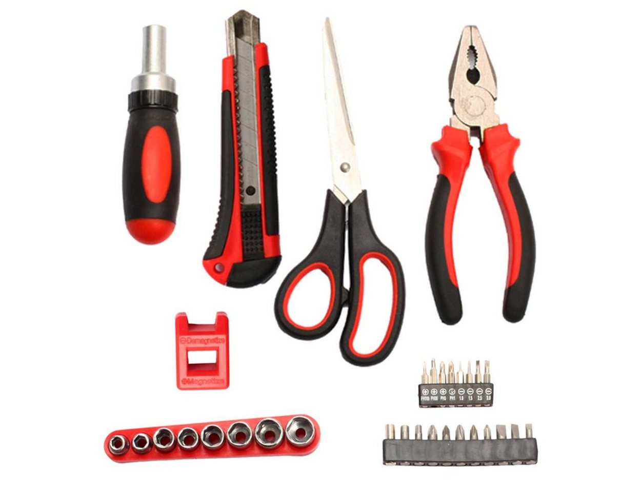 SCHMIDT security tools Werkzeugset Set TS-32 Handwerkzeug Box 32-teilig Werkzeugkoffer Werkzeugsatz Bild 3