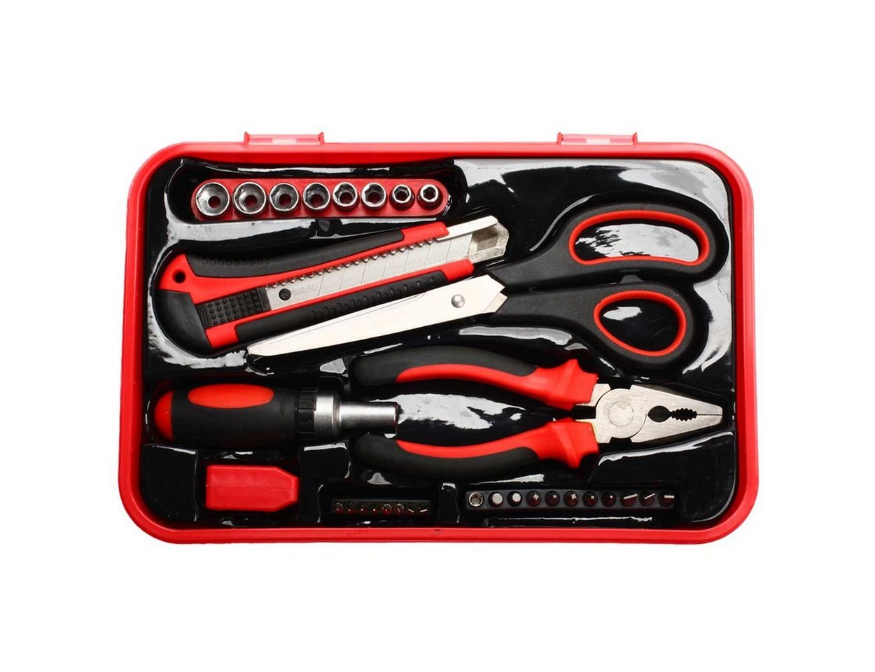 SCHMIDT security tools Werkzeugset Set TS-32 Handwerkzeug Box 32-teilig Werkzeugkoffer Werkzeugsatz Bild 5
