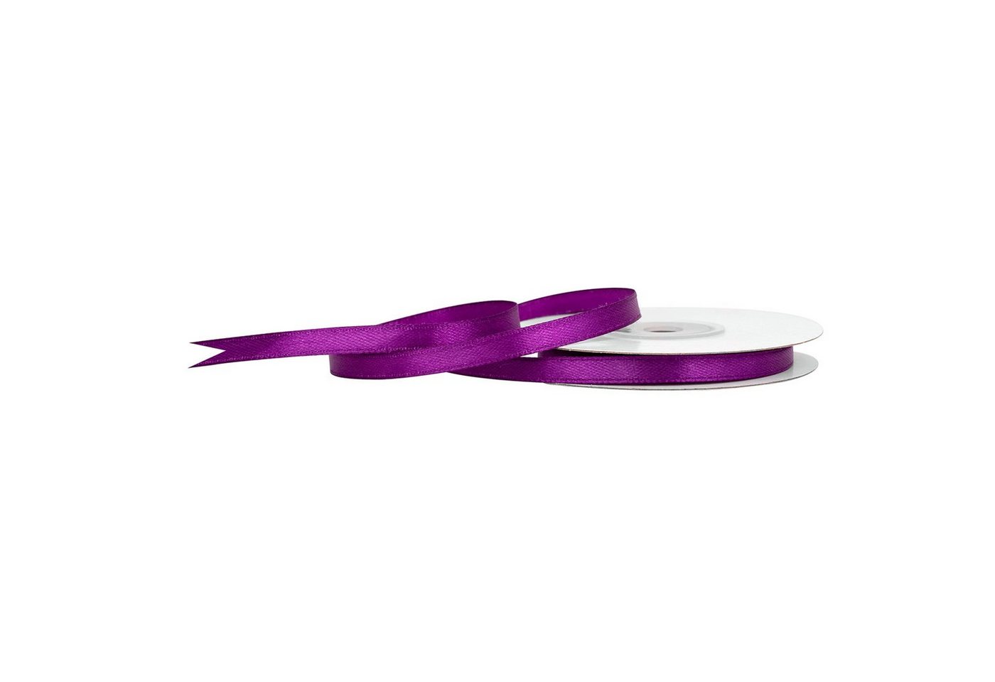 Creativery Satinband, Satinband 6mm x 25m Rolle Lila Bild 4