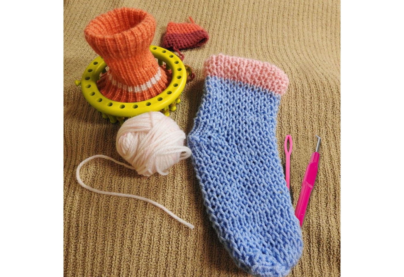 relaxdays Kreativset 6-teiliges Strickring Set, (6-tlg) Bild 4