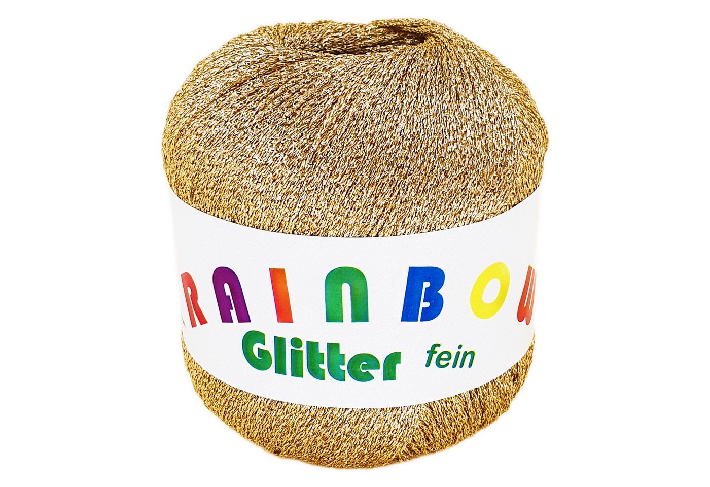 NOGA EFFEKTGARN GmbH Rainbow Glitter fein - feines Glitzer-Bändchengarn auf 25 Gramm Knäuel Effektgarn Bild 4