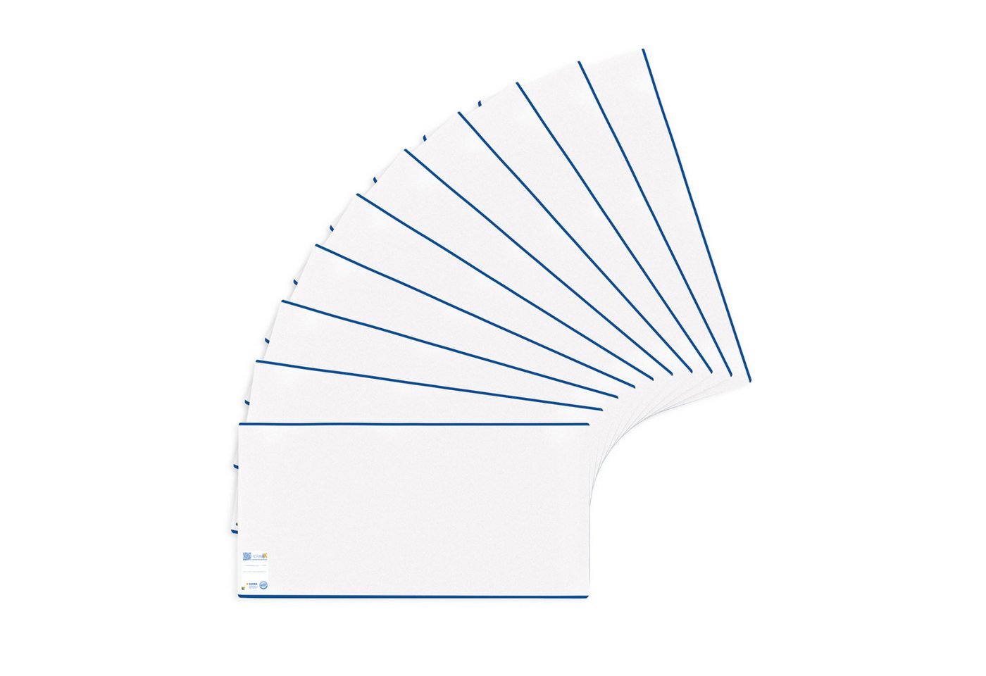 HERMA Schulheft Herma Buchschoner HERMÄX PP 270 x 540 mm transparent blauer Rand 10