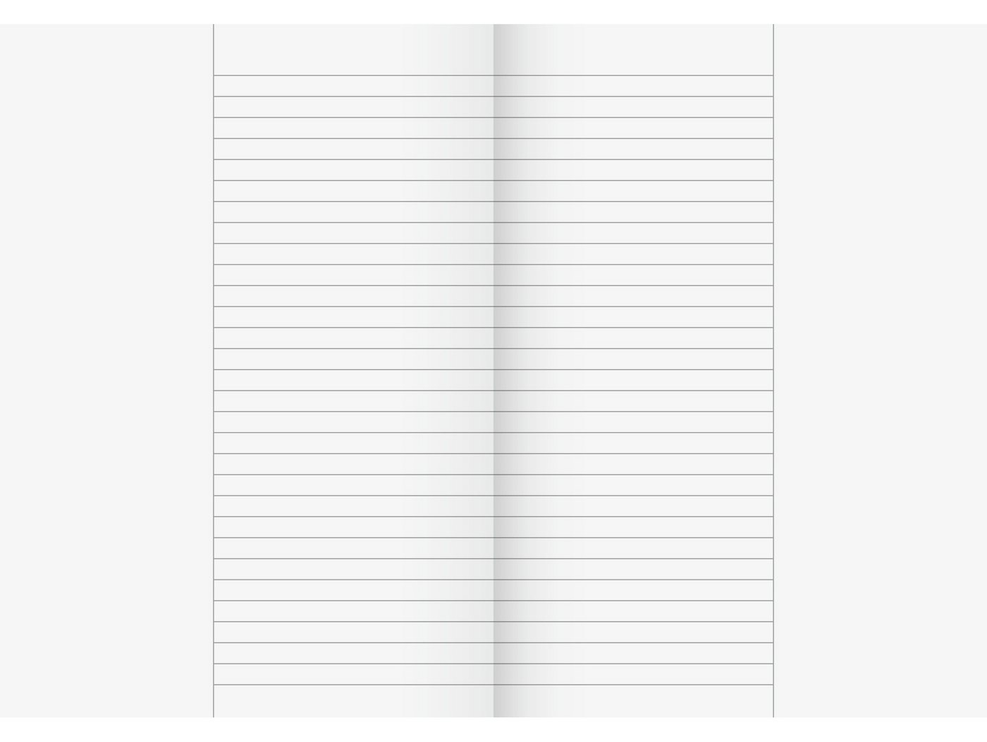 Baier & Schneider Schulheft Oberschulheft A4 liniert mit 9 cm Breitrand 20 Blatt, liniert mit 9 cm Breitrand und Lineatur 25A