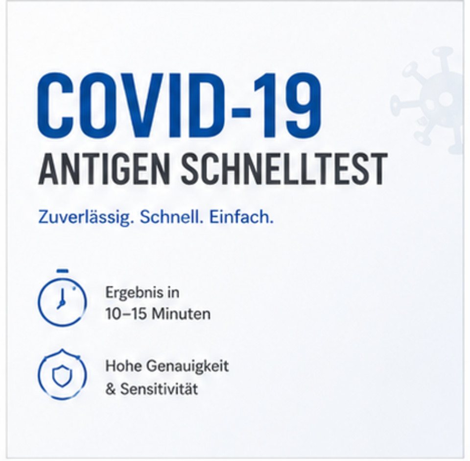 Safecare Bio-Tech Influenza-Schnelltest Corona Schnelltest Covid, MHD 2026, erkennt XEC und MC.13.2, 1 Messparameter, 10-tlg., Hohe Präzision, EU-konform, langlebig & zertifizierte Sicherheit Bild 3