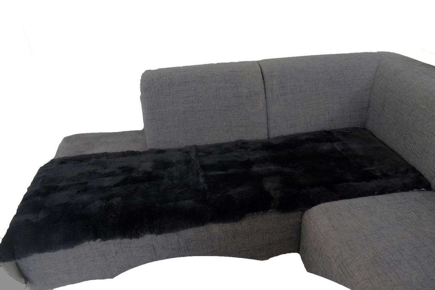 Reissner Lammfelle Fellteppich Lammfell Auflage JASMIN Fellplatte patch rechteckig Bild 2