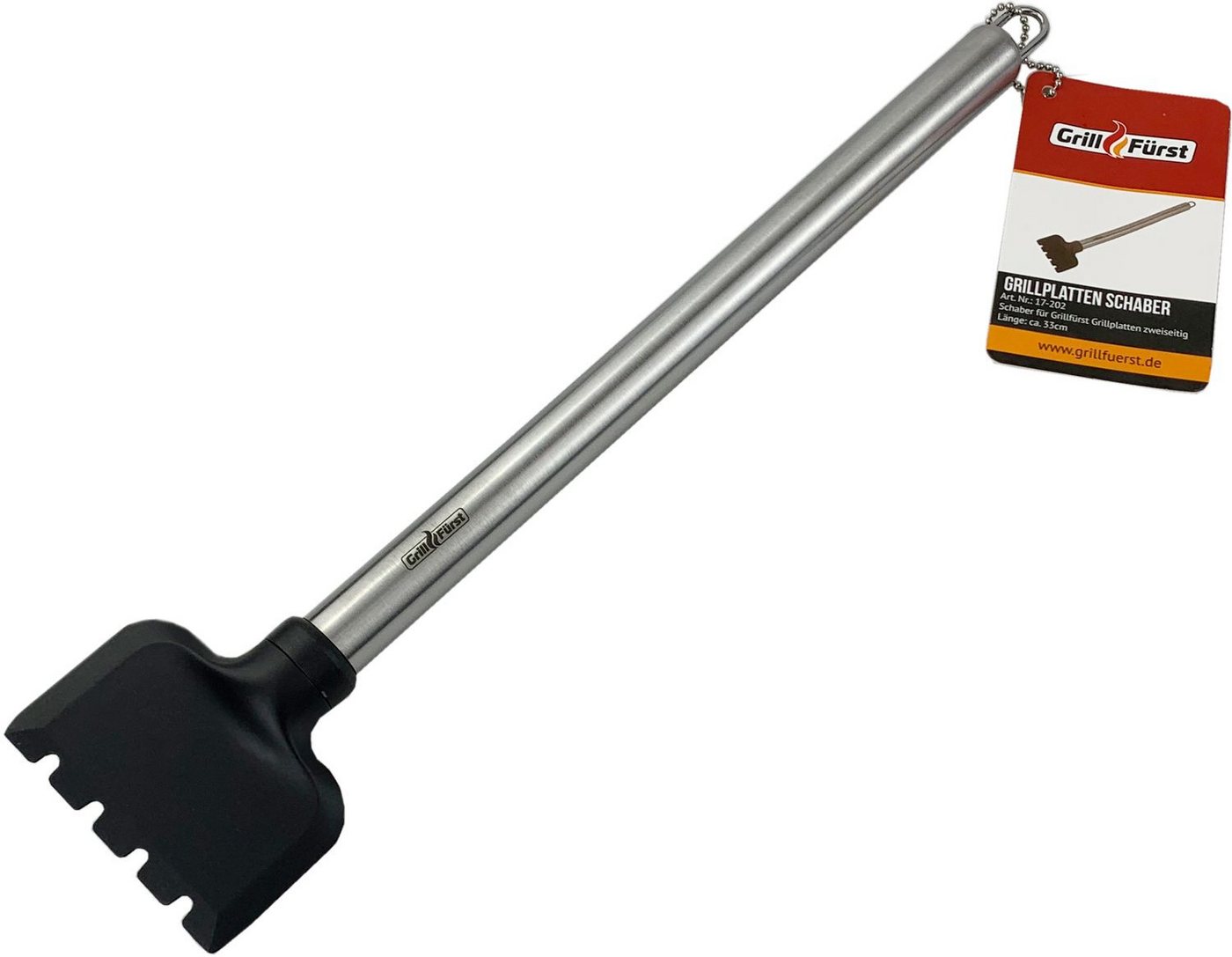 Grillfürst Grillbesteck-Set Grillfürst Spezial-Schaber für Grillfürst Grillplatten Bild 3