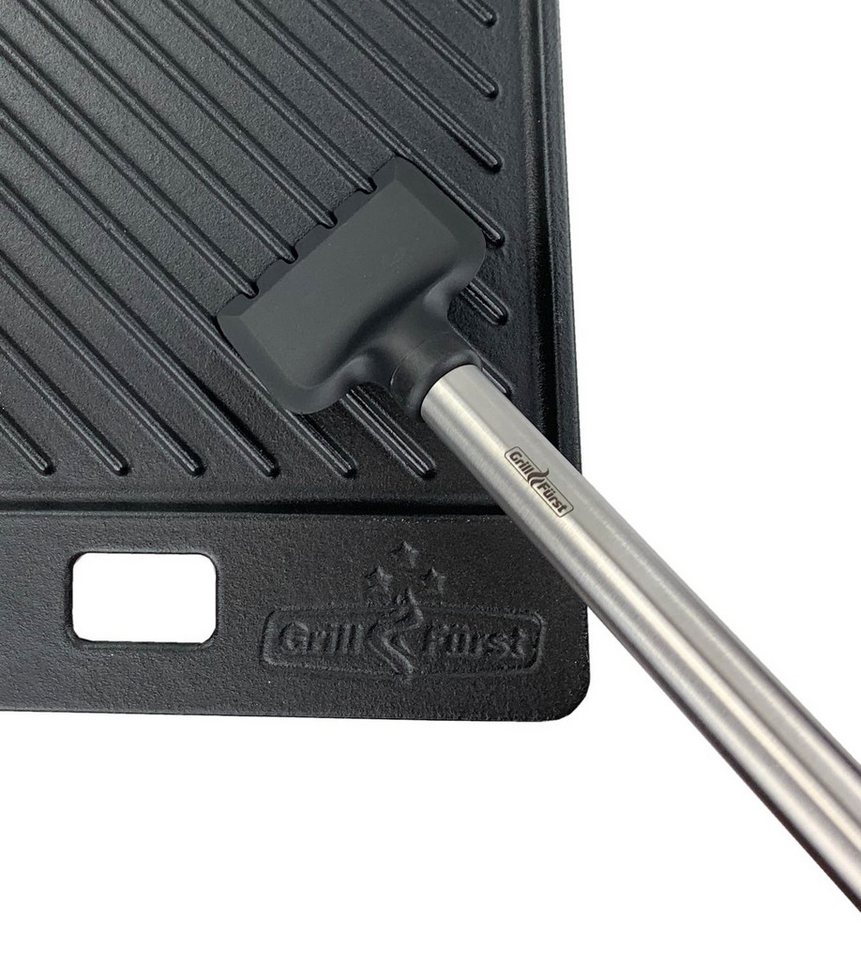 Grillfürst Grillbesteck-Set Grillfürst Spezial-Schaber für Grillfürst Grillplatten Bild 4