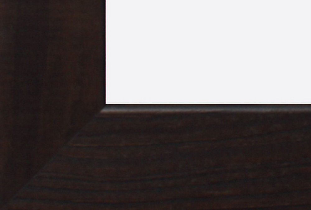Oslo MasterLine Einzelrahmen Bilderrahmen Holz 30x30 oder 40x40 quadratisch FSC mit Glasscheibe, 30 x 30 cm dunkelbraun Bild 5