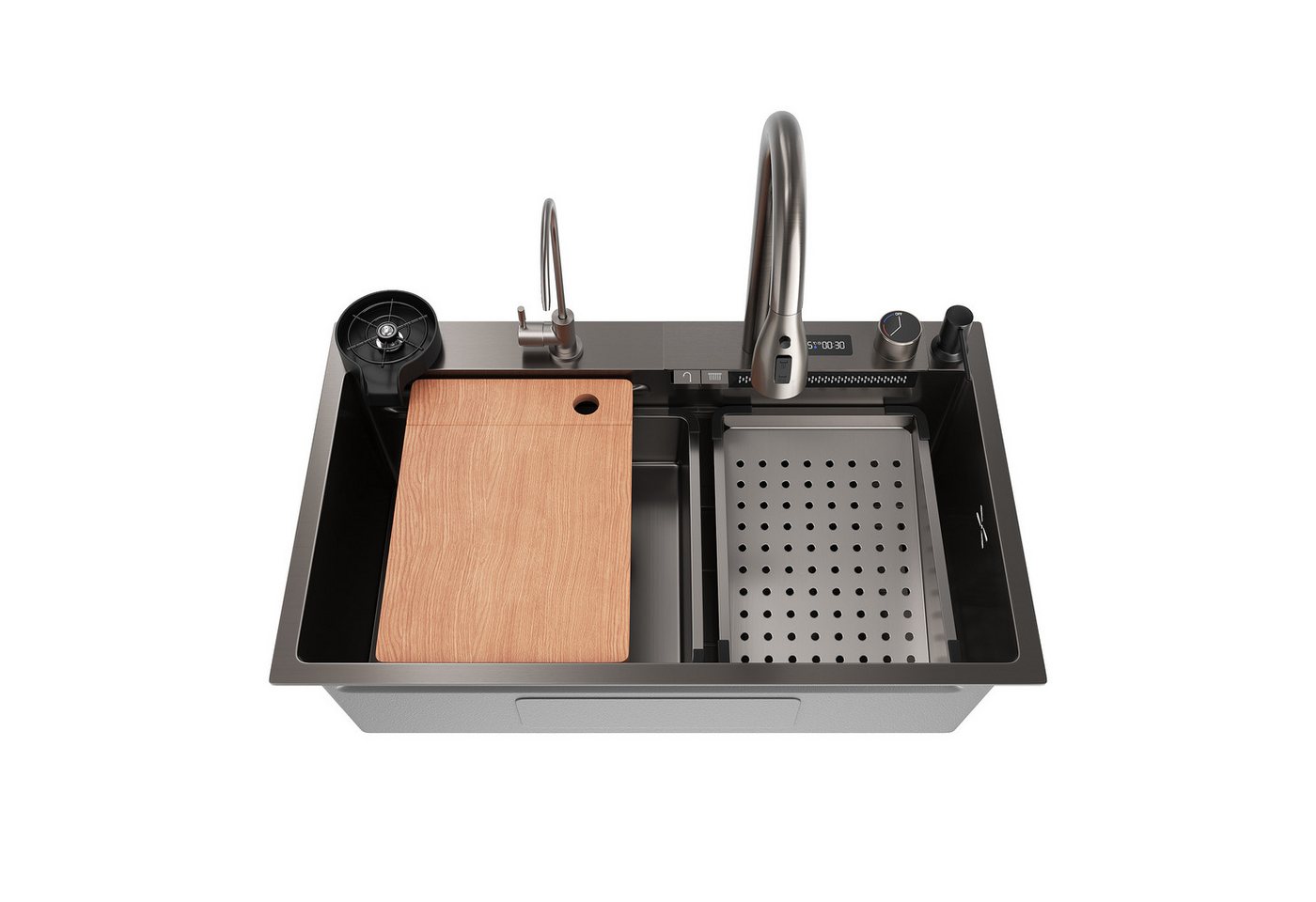 SONNI Küchenspüle Multifunktionale Küchenspüle,Temperaturkontrolle verfügbar, 45/75 cm Bild 2