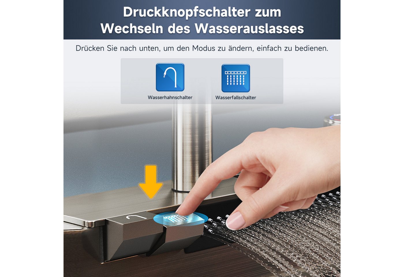 SONNI Küchenspüle Multifunktionale Küchenspüle,Temperaturkontrolle verfügbar, 45/75 cm Bild 3