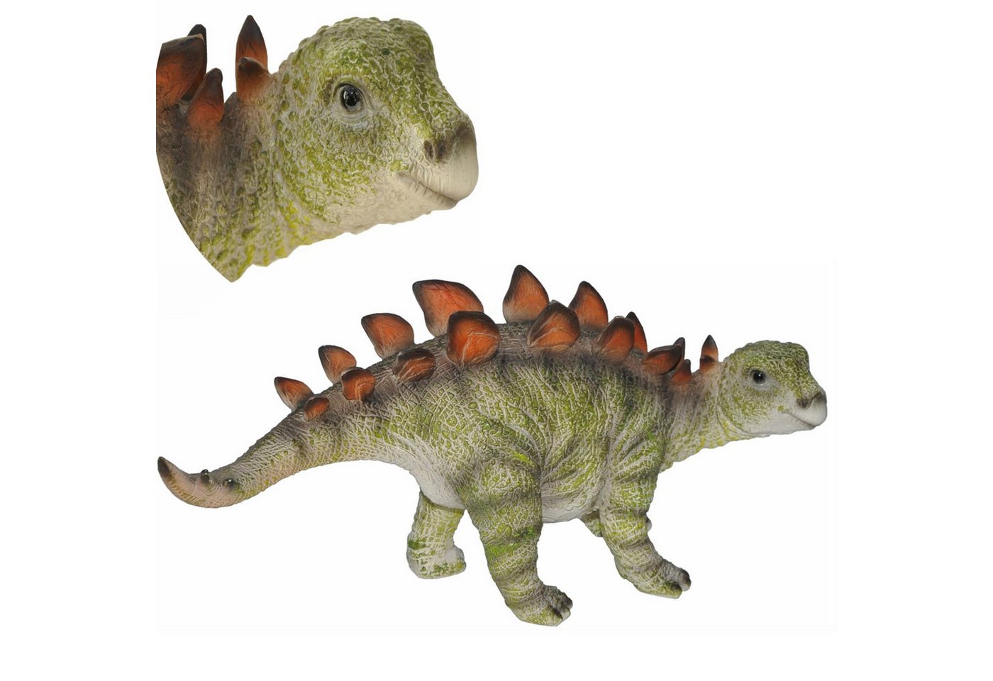 dazikemo Gartenfigur Dekofigur Gartenfigur Stegosaurus Bild 4