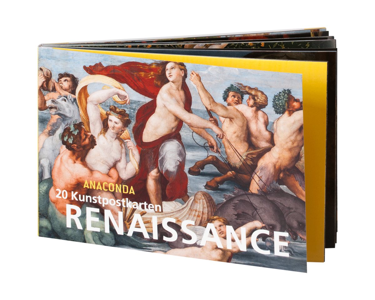 Anaconda Postkarte Postkartenbuch Renaissance