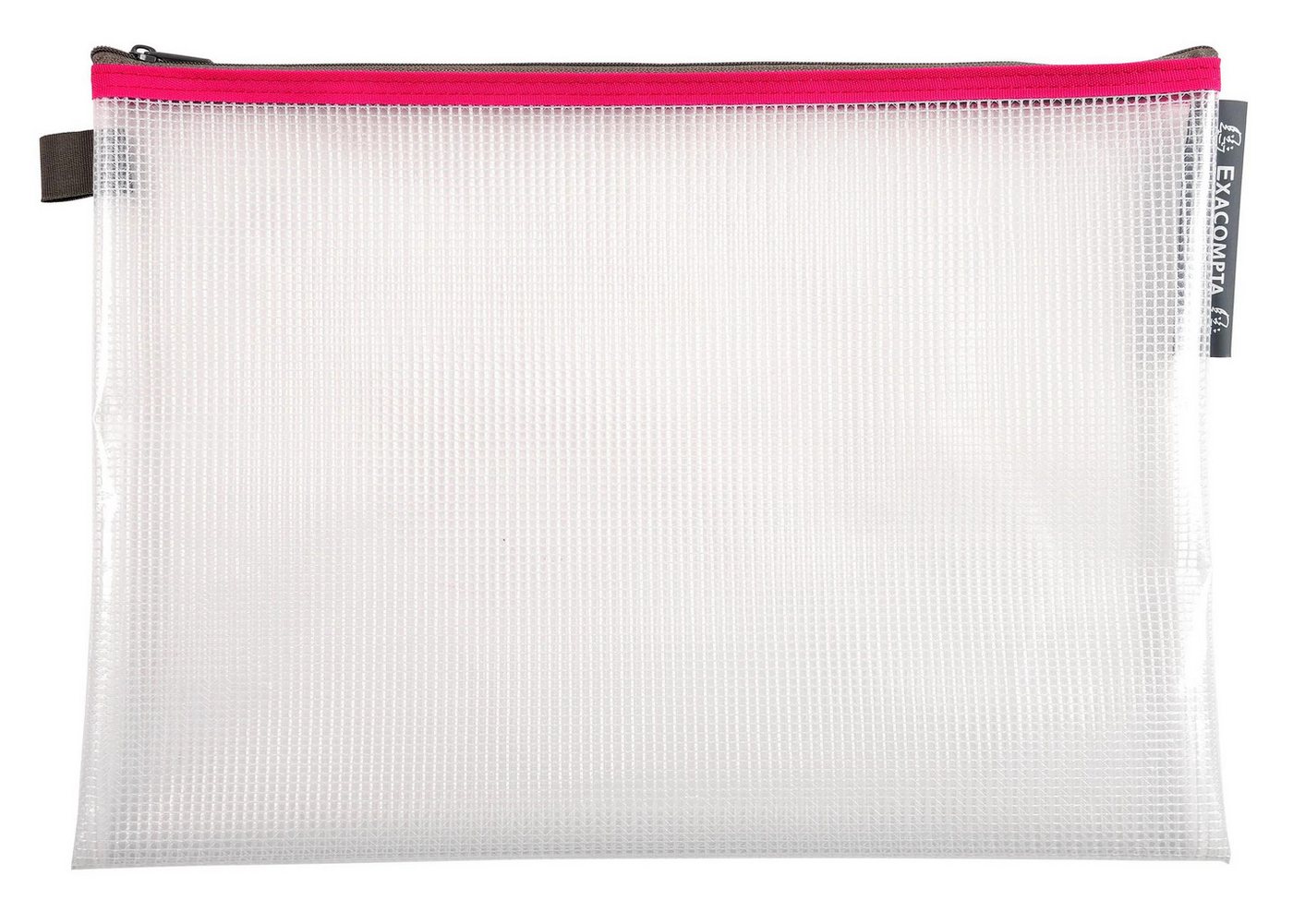 EXACOMPTA Prospekthülle 10x Tasche EVA mit Reißverschluss, flexibel PP, A4, sortiert, 34150E, Hüllen