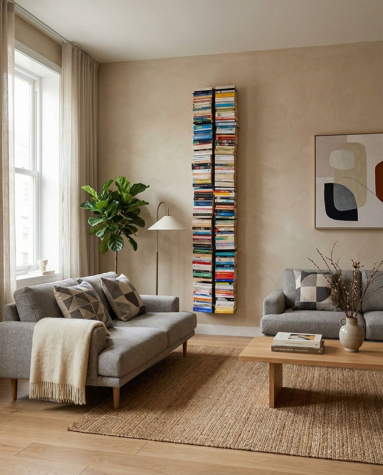 Radius Bücherregal Bücherturm Booksbaum 1 Wand groß