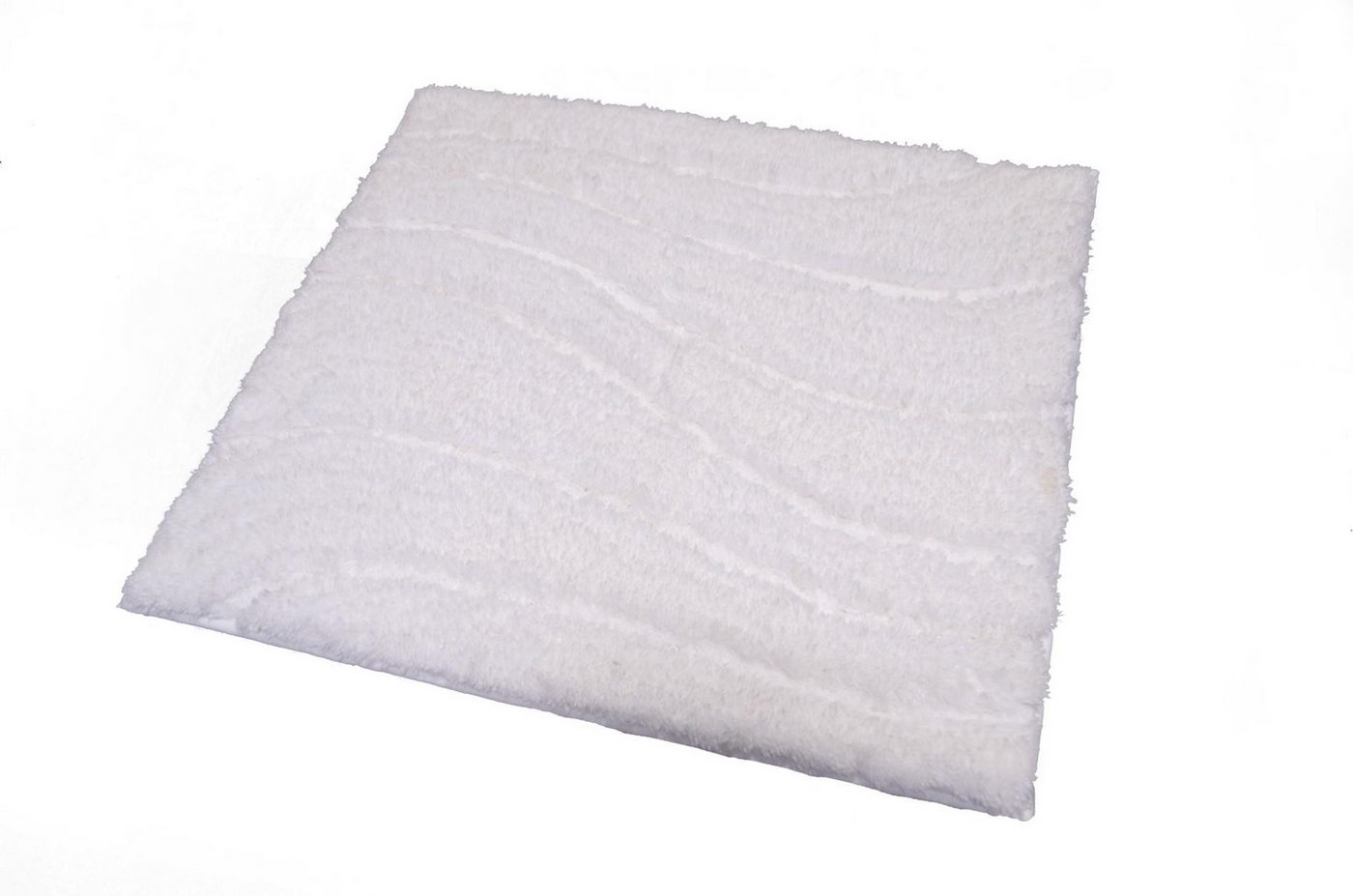 Ridder Badematte La Ola weiß, Höhe 55 mm, 100% Polyester-Microfaser