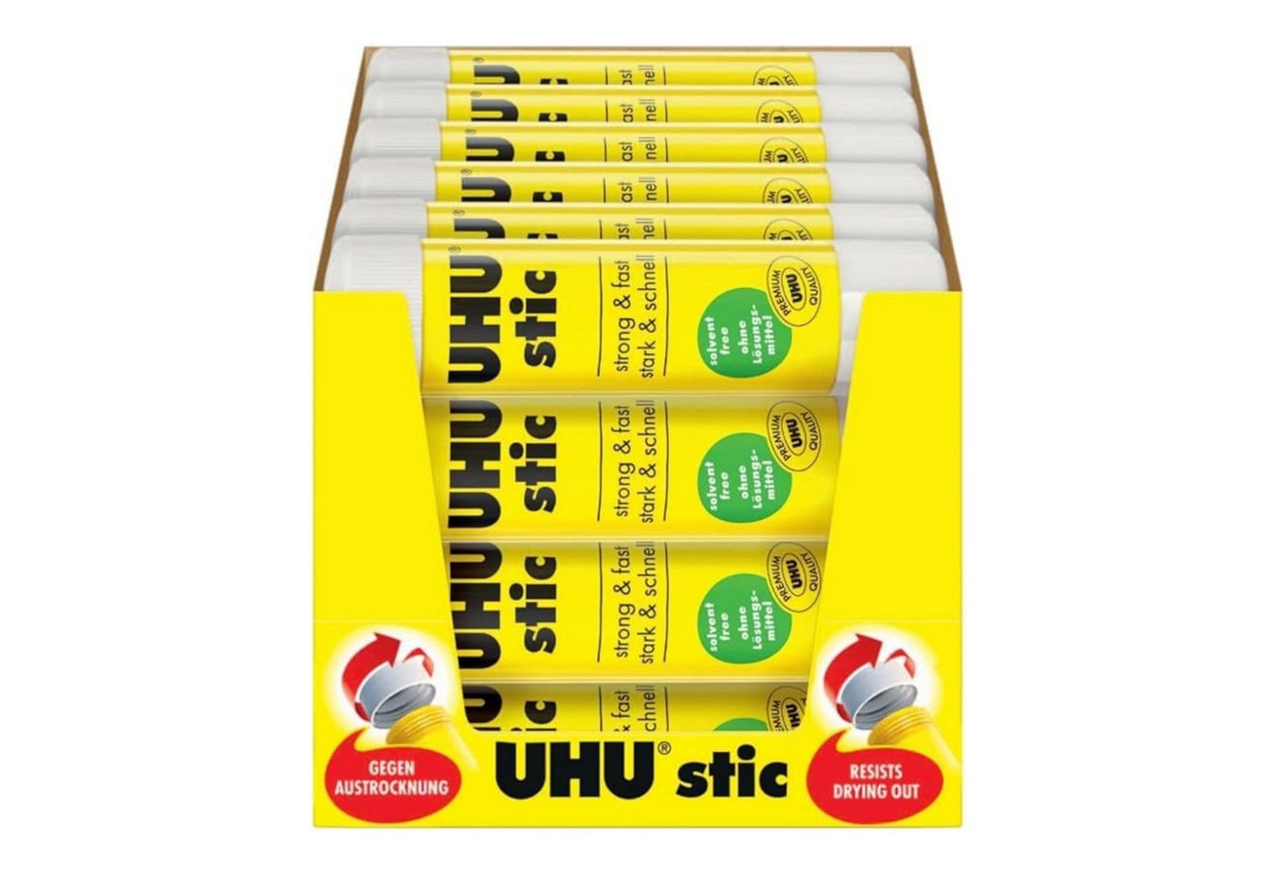 UHU Klebestift Klebestift stic, ohne Lösungsmittel, Stiftform mit 8,2 g UHU 60, (3-tlg) Bild 5