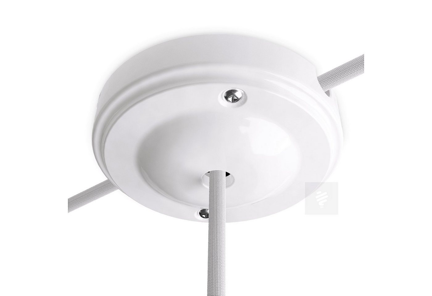 Lightstock Lampen-Verteiler Lampen Baldachin Porzellan New Modern, Ø 10 cm Bild 2