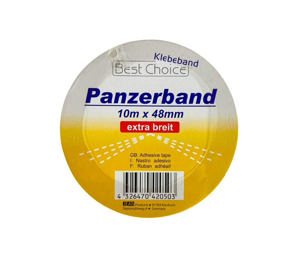 RACEL Klebeband 3x Panzertape Gewebeband Panzerband Gaffa Klebeband Duct Tape Set (3-St) starke Haftkraft und hohe Reißfestigkeit Bild 4