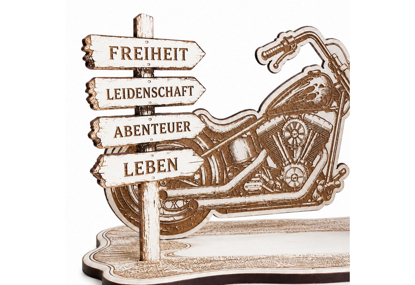Dekolando Geschenkkarte Geldgeschenk Motorrad Biker Geschenk Tankgutschein 15 x 7,5 cm Bild 2