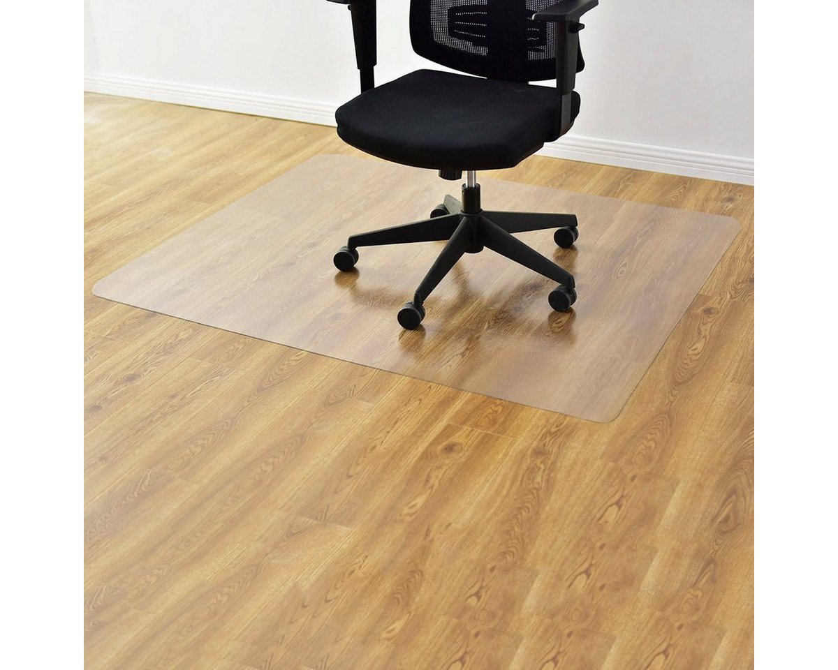 COSTWAY Bodenschutzmatte, für Laminat, Parkett, 120x150cm, transparent