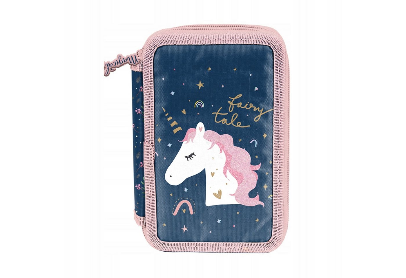 PASO Federmäppchen Federmäppchen Einhorn – 3-Fach Schüleretui mit Zubehör von PASO, (1-tlg) Bild 5