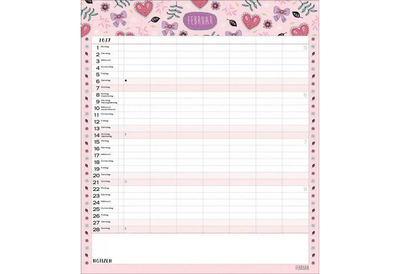 Korsch Verlag Wandkalender Multiplaner - Gute Laune 2027 Bild 5