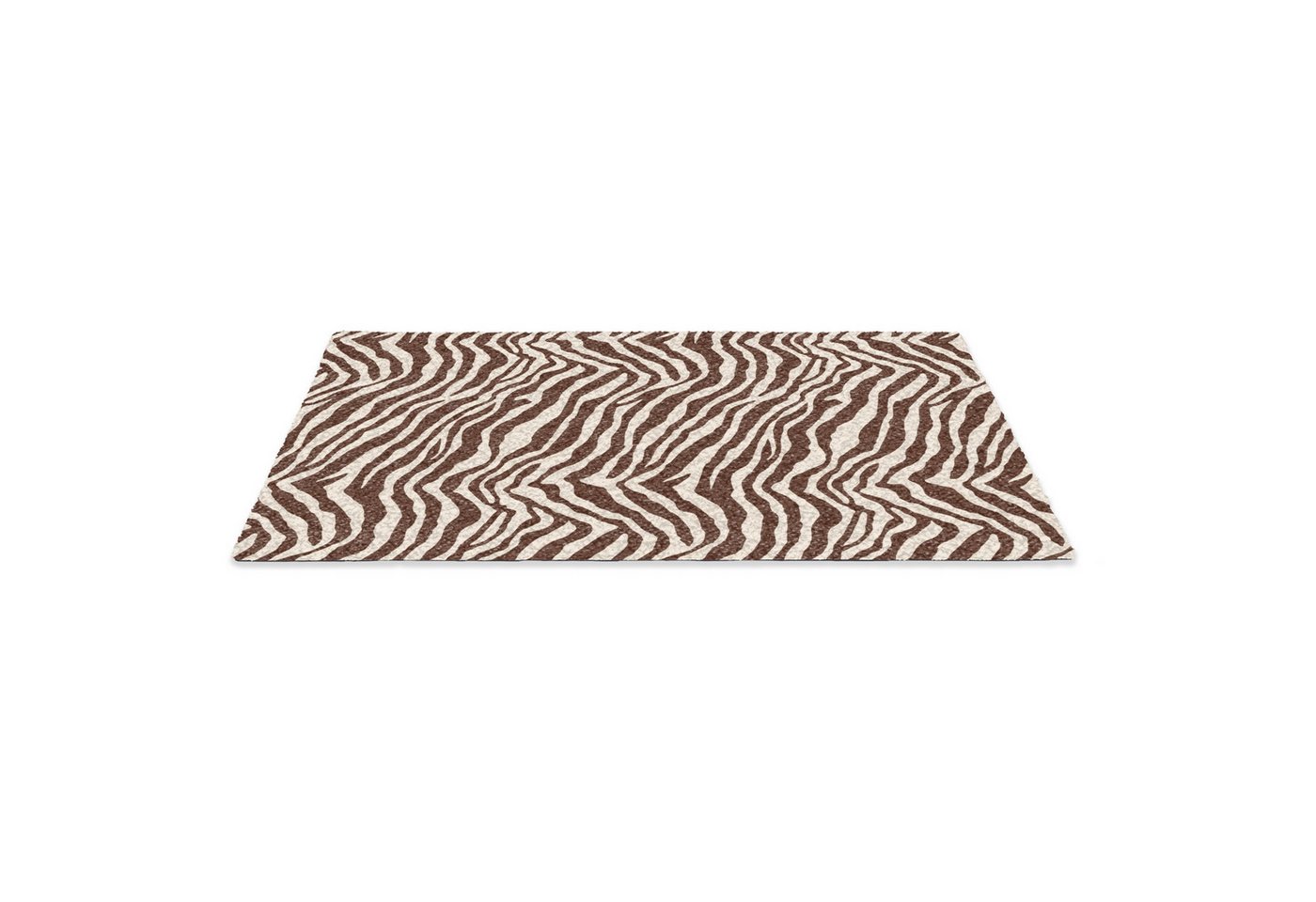 MuchoWow Fußmatte Zebra - Muster - Schwarz - Weiß, Rechteckig, innen Schmutzfangmatte, Tür, Schmutzfänger Flur, Teppich 60x40 cm Bild 2