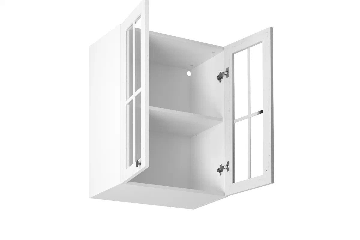 ROYAL24_MARKT Glashängeschrank - Moderne Glasregale für Ihre Wand (Glashängeschrank, 1-St., Provence G60S) Top Qualität - Modernes Design - Feinste Materialien. Bild 5