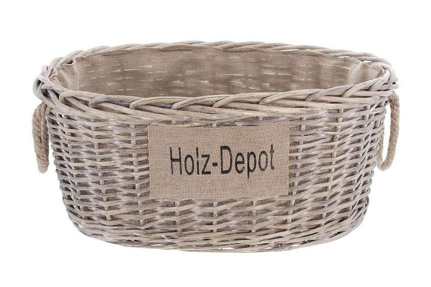 Home-trends24.de Kaminholzkorb Kaminholzkorb Weide Feuerholzkorb Weidenkorb Brennholzkorb Bild 5
