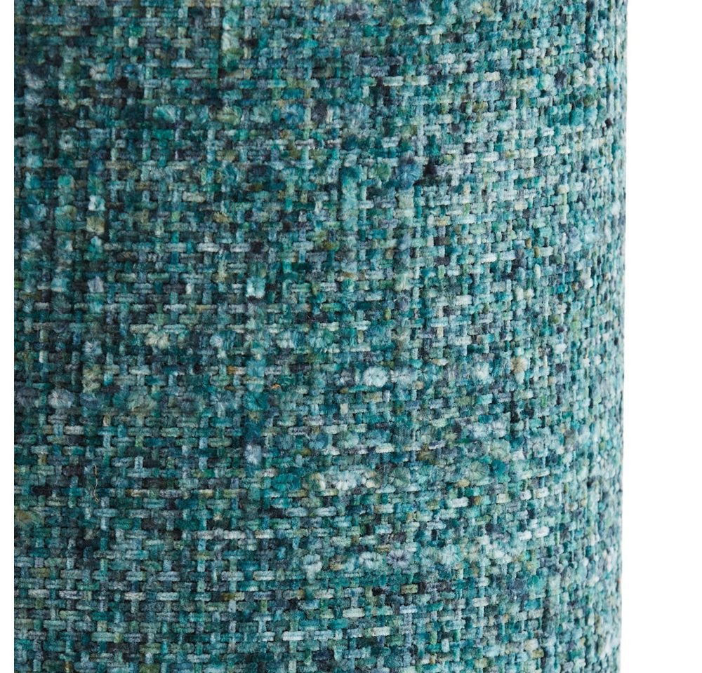 Dirk Davids Leuchten GmbH Lampenschirm Lampenschirm Zylinder in Bouclé Blaugrün 30-30-32cm Bild 4