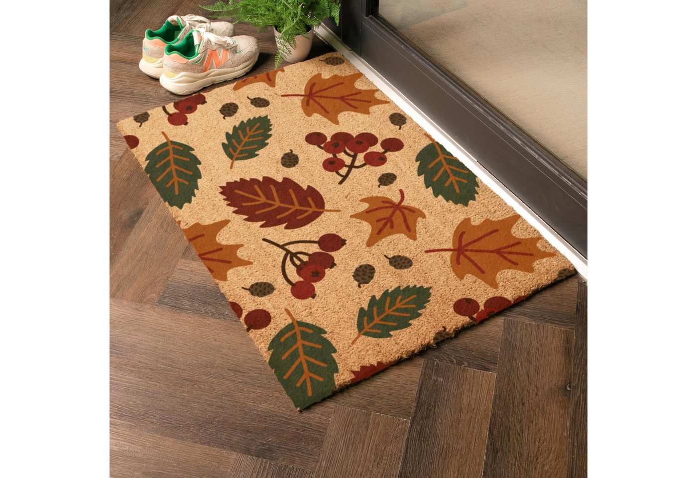Artsy Mats Fußmatte Fußmatte Herbstblätter (90 x 60 cm)