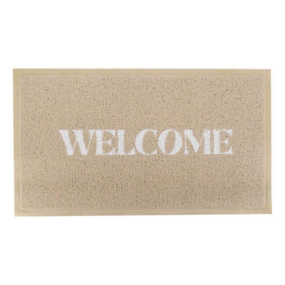 Artsy Mats Fußmatte Beige Willkommens-Fußmatte für Innen & Außen (70 x 40 cm)