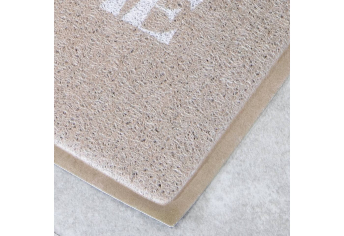 Artsy Mats Fußmatte Beige Willkommens-Fußmatte für Innen & Außen (70 x 40 cm) Bild 2