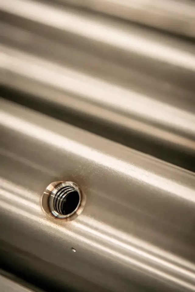 StahlFux Zaunpfosten Premium-Edelstahlpfosten mit M8-Gewinde, (Spar-Set, 1-St., für Glashalter und Blechklemmen), für Glasgeländer, Blechfüllungen oder Sichtschutzelemente Bild 4