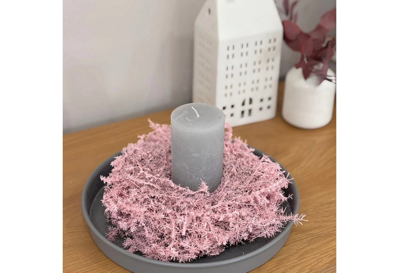 LYKKE & You Dekokranz Asparaguskranz in Rosa - Spargelkraut Bild 2