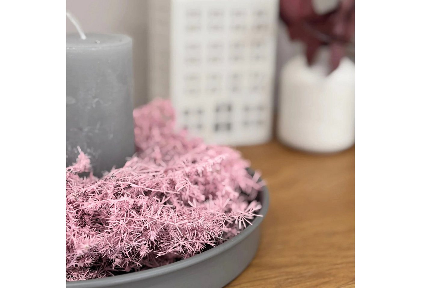 LYKKE & You Dekokranz Asparaguskranz in Rosa - Spargelkraut Bild 3
