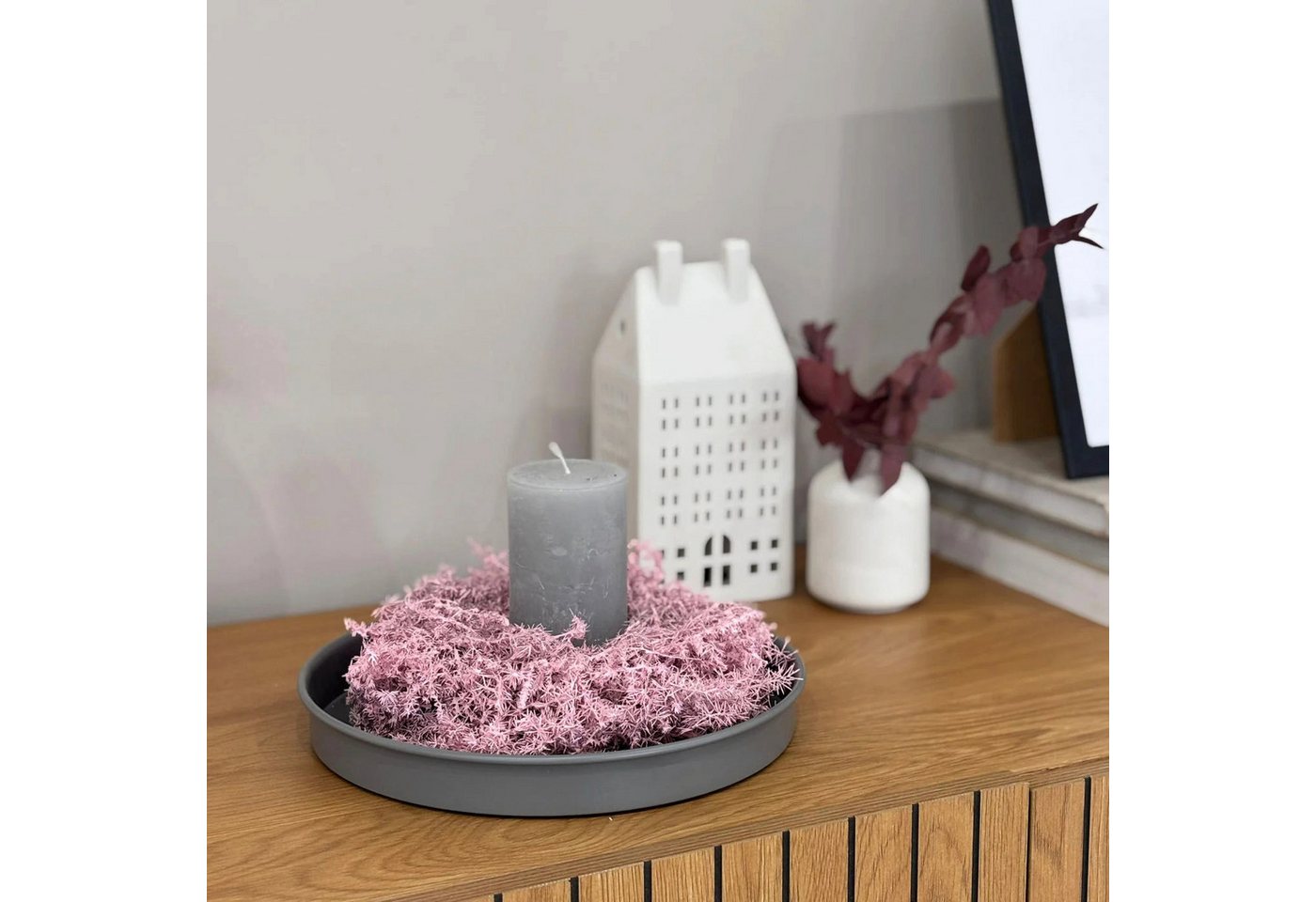LYKKE & You Dekokranz Asparaguskranz in Rosa - Spargelkraut Bild 4