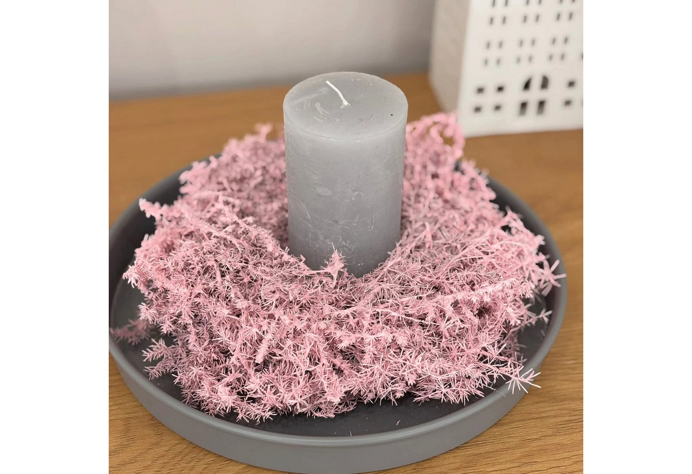 LYKKE & You Dekokranz Asparaguskranz in Rosa - Spargelkraut Bild 5