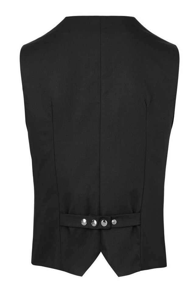 Karlowsky Fashion Arbeitsweste KARLOWSKY Herren Serviceweste KAI V-Neck Modern-Fit Schwarz