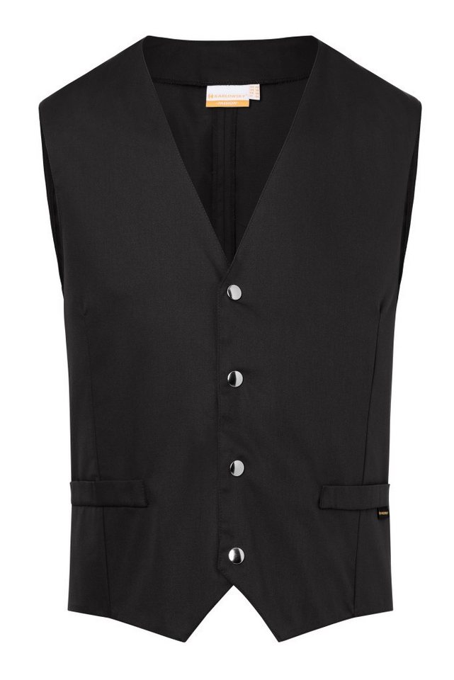Karlowsky Fashion Arbeitsweste KARLOWSKY Herren Serviceweste KAI V-Neck Modern-Fit Schwarz Bild 4