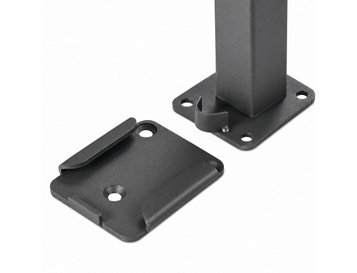 matrasa Seitenmarkise Basic - Sichtschutz für die Terrasse - Windschutz Blickschutz 3 m (1-St) Anthrazit Bild 2