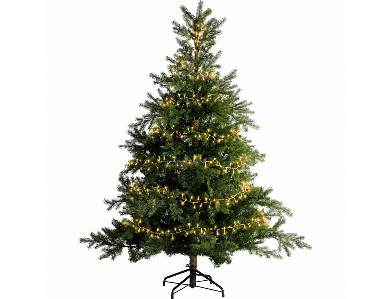 Lumineo LED-Lichterkette Lumineo Lichterkette COMPACT 500 LED 11 m Soft Gold, transp. Kabel, Indoor/Outdoor, dimmbar, 8h-Timer, 5 m Zuleitung Bild 5