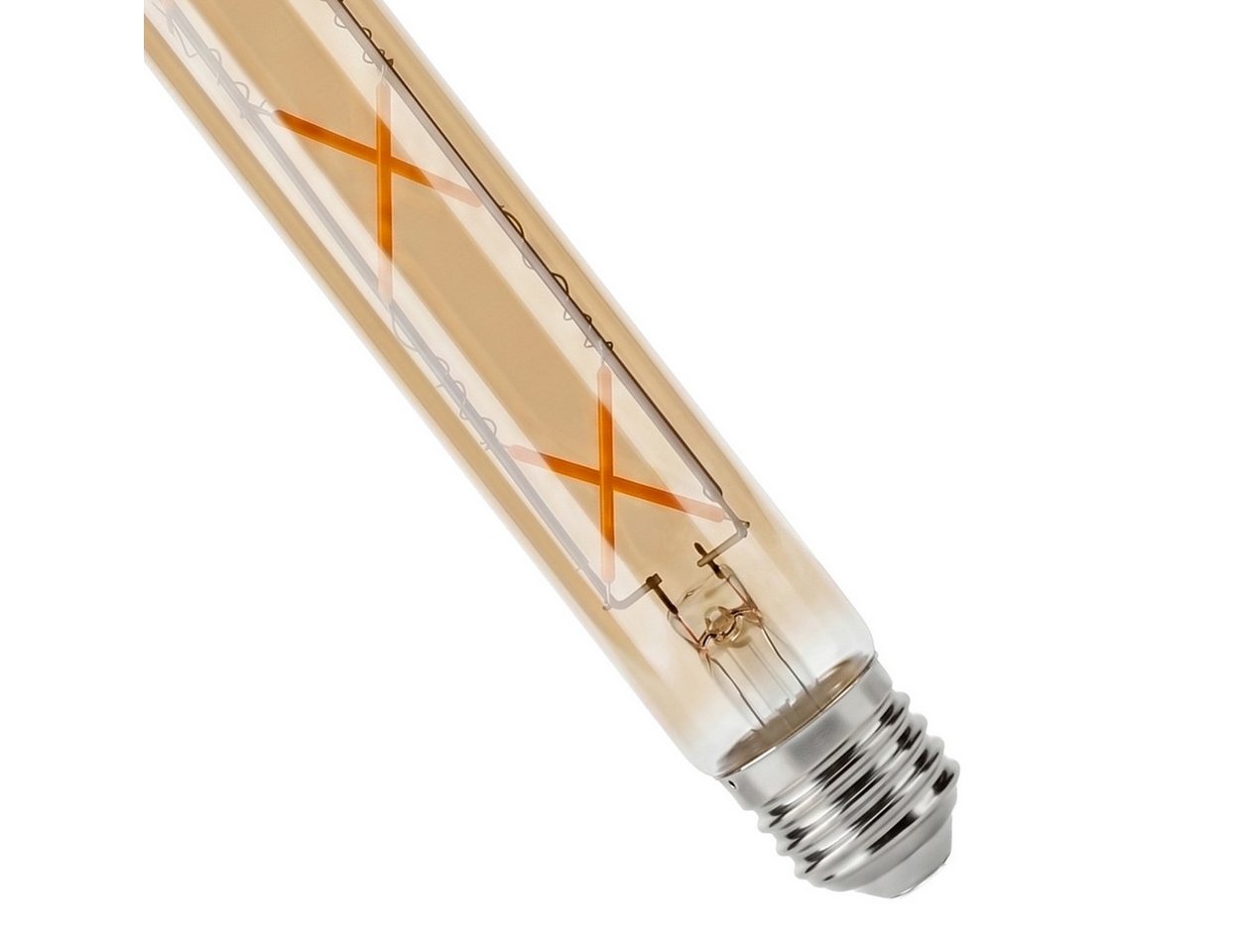 hofstein LED-Leuchtmittel 2er Set Glühbirne Extra Warmweiß dimmbar 5 Watt, 2200 Kelvin, 450 Lumen, Röhre Vintage, Filament, Amber Bild 5