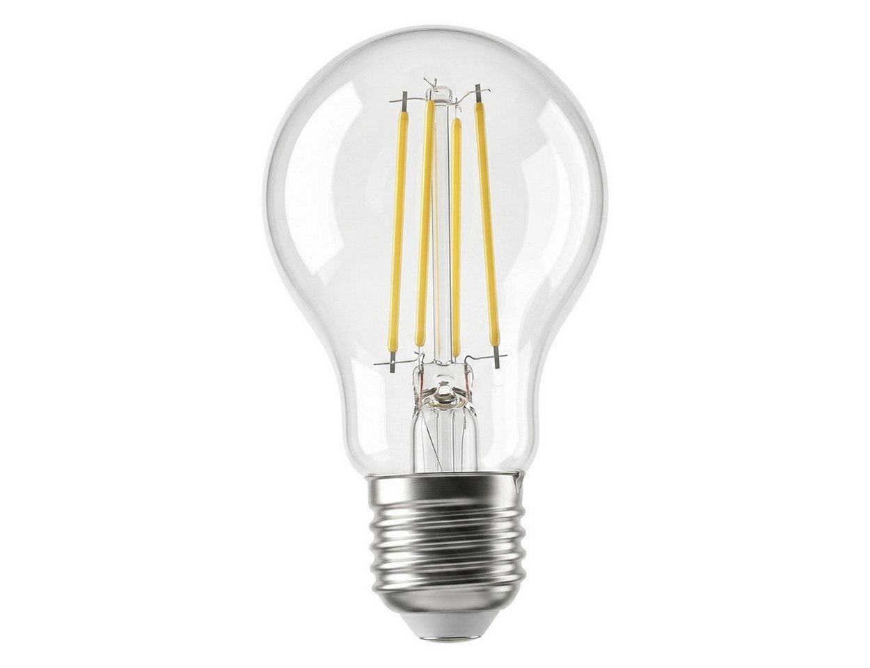 hofstein LED-Leuchtmittel 2er Set Glühbirne Warmweiß dimmbar 7 Watt, E27, 2700 Kelvin, 800 Lumen, Klassisch, Filament, Klar Bild 3