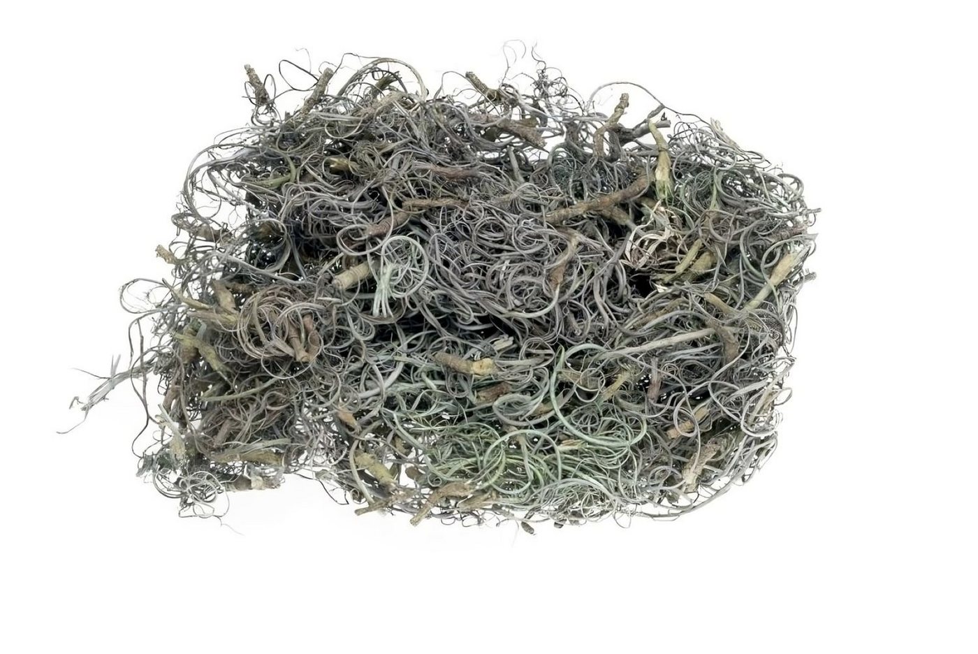 NaDeco Bastelnaturmaterial Curly Moos in Grau, Gewicht ca. 50g Deko-Moosca. 50g