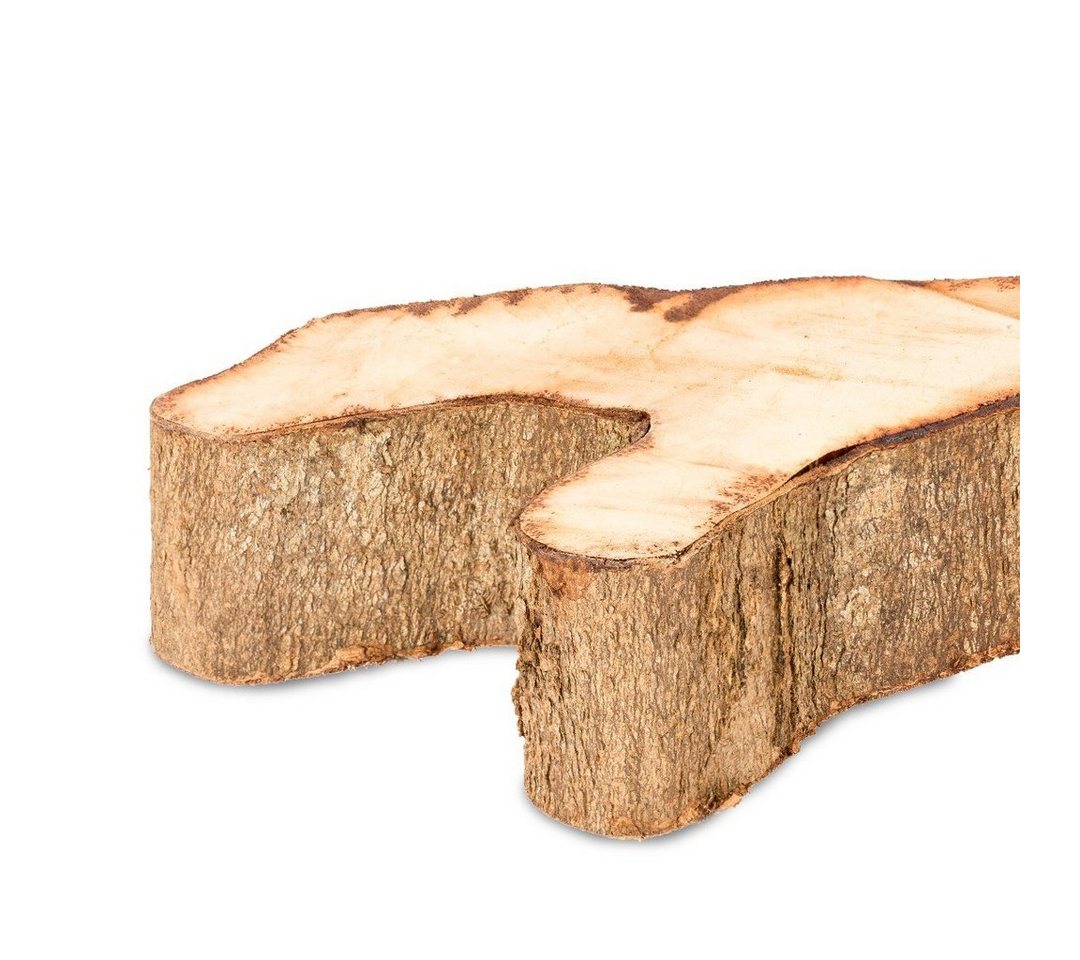 NaDeco Bastelnaturmaterial Ornament Holzscheibe natur ca. 30-40cm Inoca Root