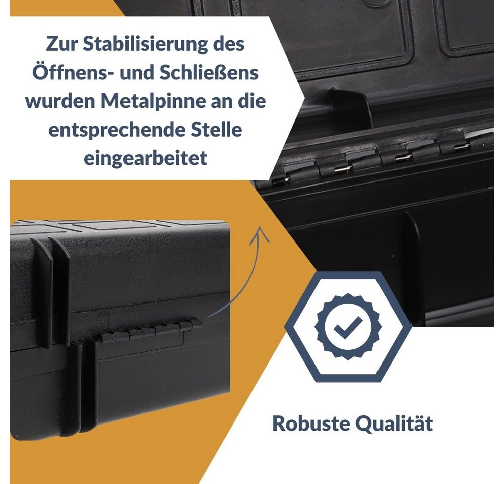 GarPet Werkzeugkoffer Maschinenkoffer leer Kunststoff Werkzeug Koffer Elektrowerkzeuge Box
